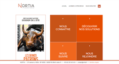 Desktop Screenshot of nortia.fr